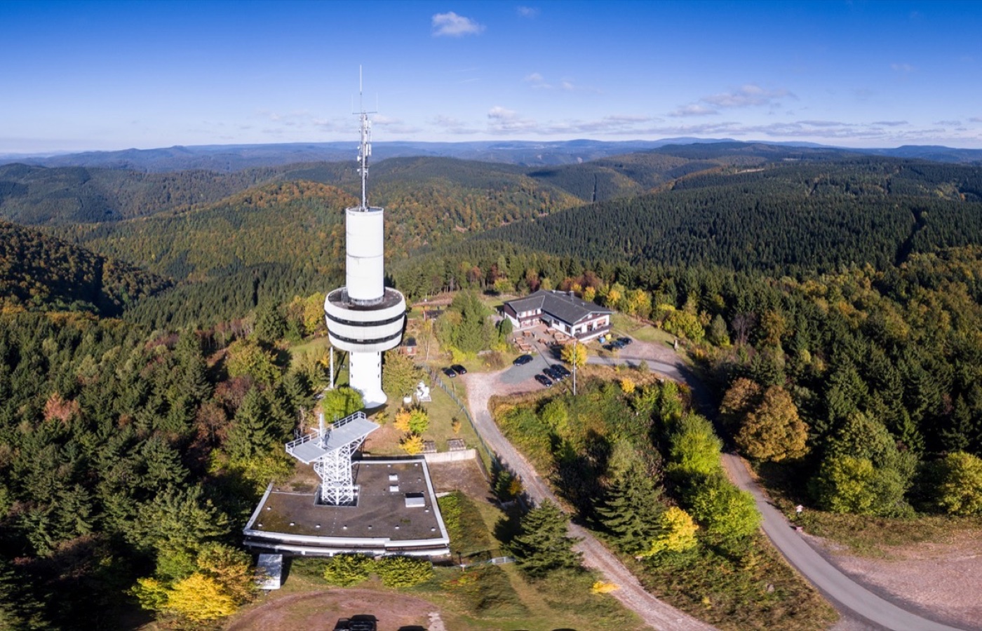 Panoramablick vom Ravensberg Bad Sachsa über den Südharz